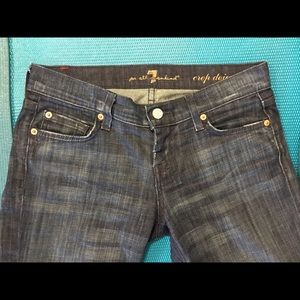 7 For All Mankind Dojo Crop Jeans size 25